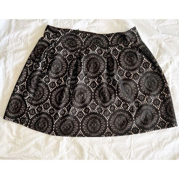 Tacera Dresses & Skirts - Tacera Laser Cut A-Line Skirt size 14